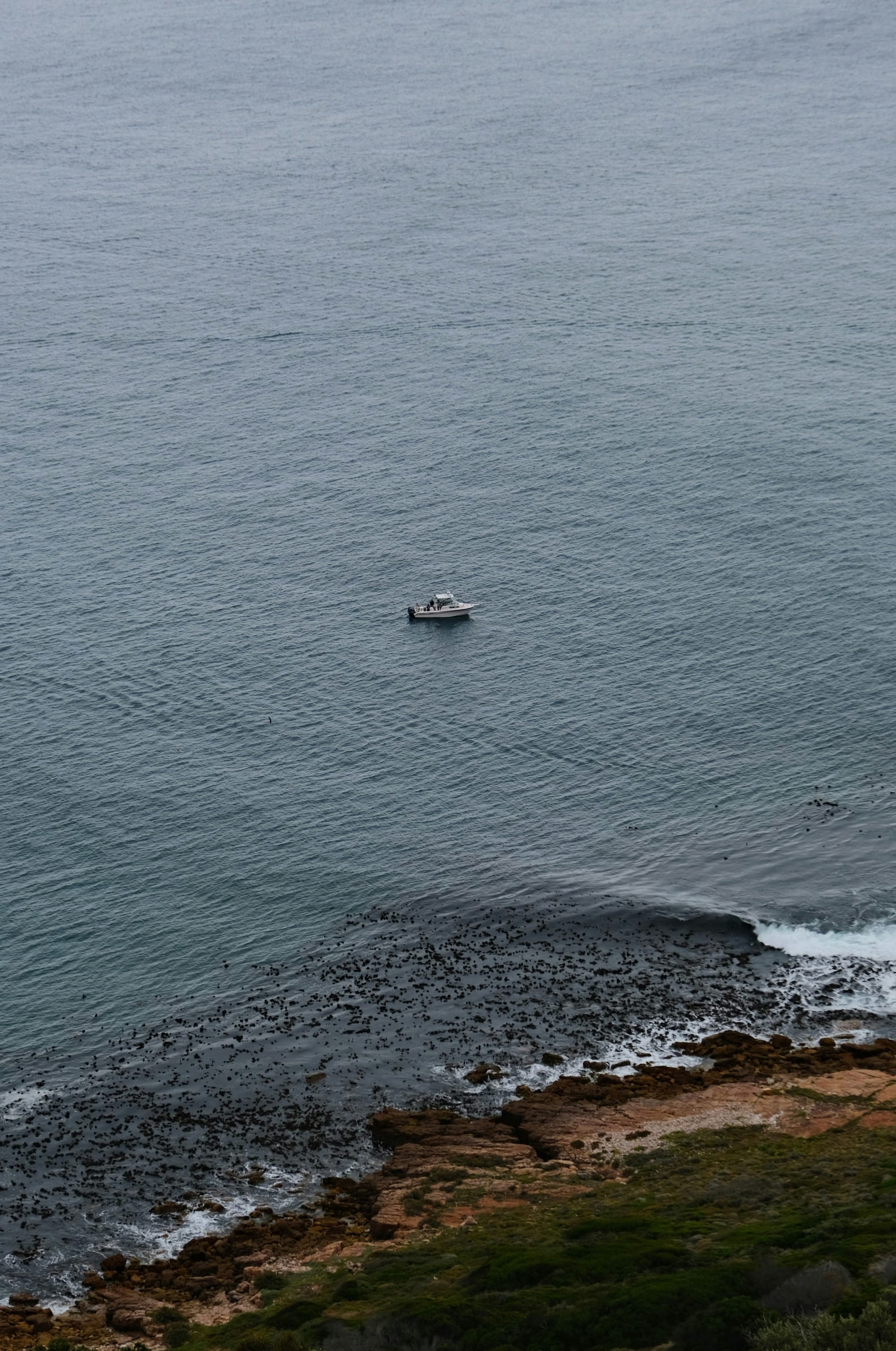 A fishing boat off the coast